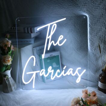 The Garcias Family Name Custom LED Neon Sign