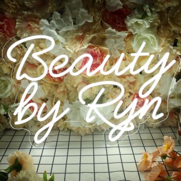 Beauty By Ryn Custom LED Neon Sign