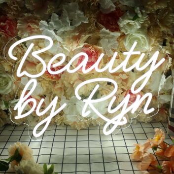 Beauty By Ryn Custom LED Neon Sign