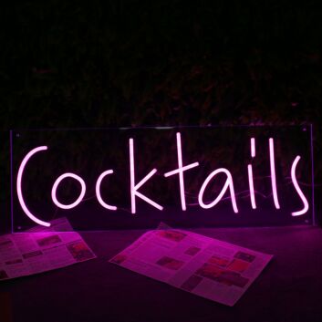 Cocktails Neon Sign
