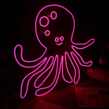 Octopus Neon Sign