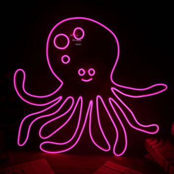 Octopus Neon Sign