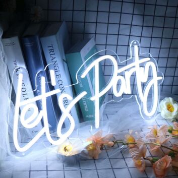 Lets Party Neon Sign