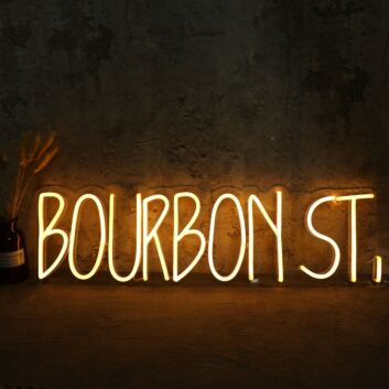 BOURBON ST Neon Sign