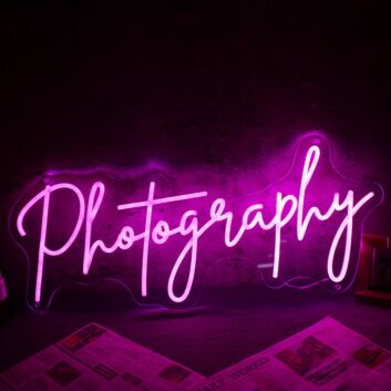 Photography Neon Sign