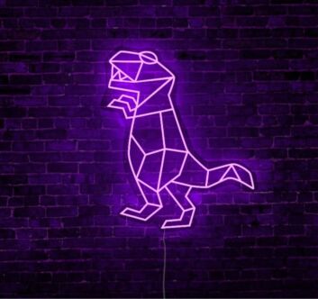 T-Rex Dinosaur LED Neon Sign