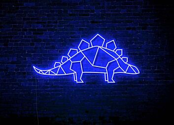 Stegosaurus Dinosaur LED Neon Sign