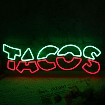 TACOS Neon LED Sign