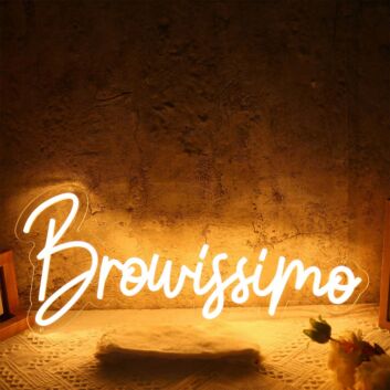 Browissimo Neon Sign