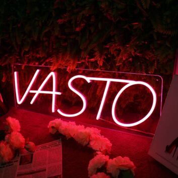 VASTO Red Neon Sign