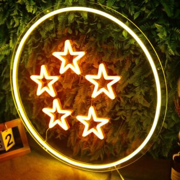 Five Stars Dragon Ball Neon Sign