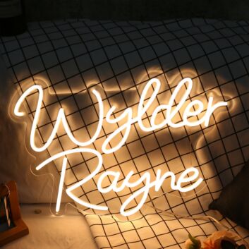 Wylder Rayne Neon Sign