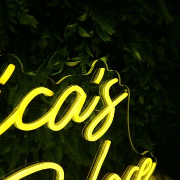 Monica&#039;s Pink Palace Neon Sign