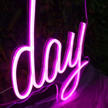 Yay! It’s Lash Day Mixed Lettering LED Neon Sign