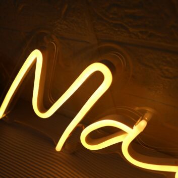 Maeva Yellow Neon Sign