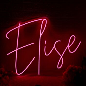 Elise Red Neon LED Sign