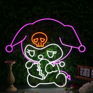 Sad Kuromi Custom LED Neon Sign
