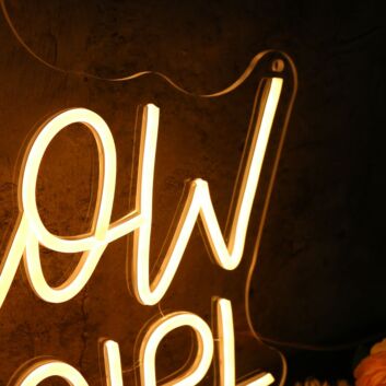 You Glow Girl Yellow Neon Sign