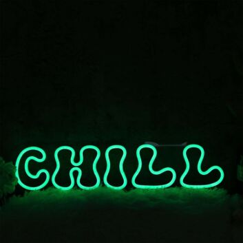 Chill Green Custom Neon Sign