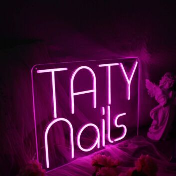 Taty Nails Custom LED Neon Sign