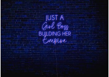 Just A Girl Boss Building Her Empire LED Neon Sign