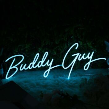 Buddy Guy Blue Neon Sign