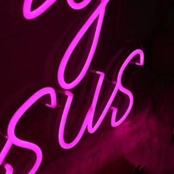 King Jesus Pink Custom Neon Sign