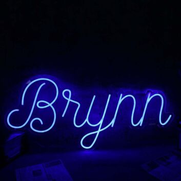 Bnynn Blue Neon Sign