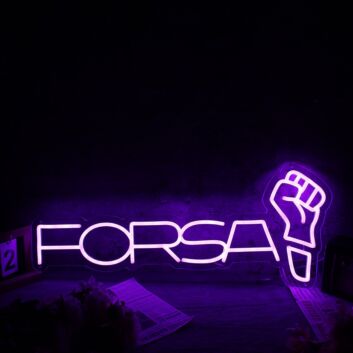 FORSA Dark Purple Neon Sign