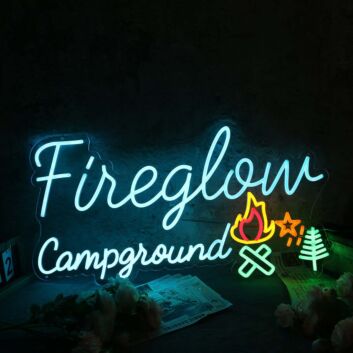 Fine Glow Campgroud Neon Sign