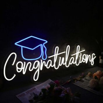 Congratulation Graduation Neon Sign