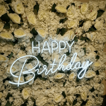 Happy Birthday LED Neon Sign