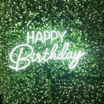 Happy Birthday LED Neon Sign