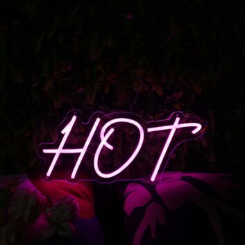 Hot Dark Purple Neon Sign