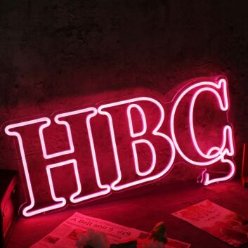 HBC Red Custom Neon Sign