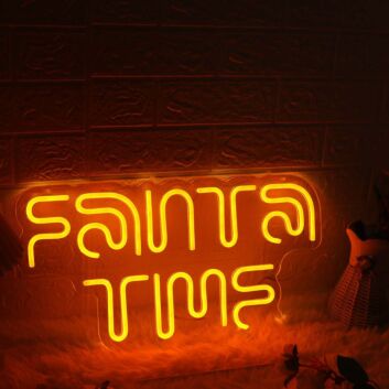 Fanta Time Orange Neon Sign