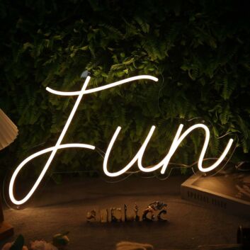 Fun Yellow Custom Neon Sign