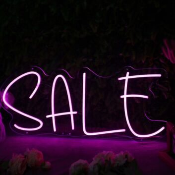 Sale Purple Custom Neon Sign