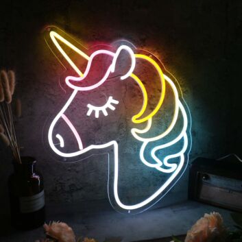 Cute Unicorn Custom Neon Sign
