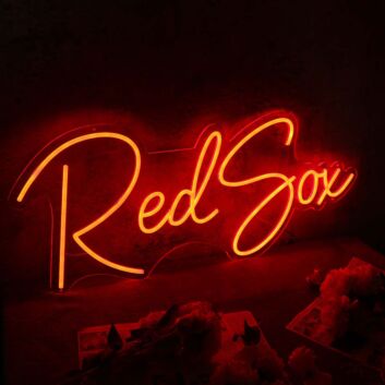 Red Sox Red Neon Sign