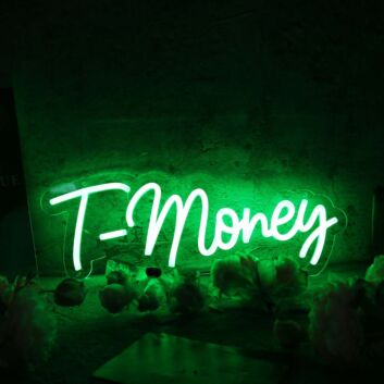 T-Money Green Neon Sign