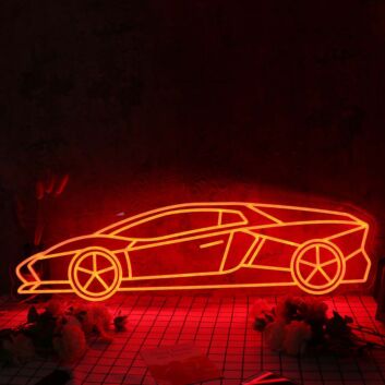 Lamborghini Red Custom Neon Sign