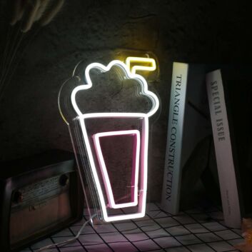 Milkshake Custom Neon Sign