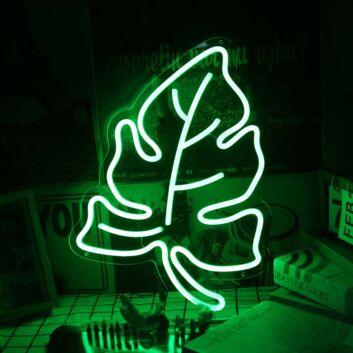 Green Leave Custom LED Neon Sign