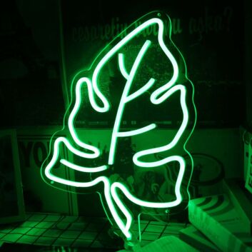 Green Leave Custom LED Neon Sign