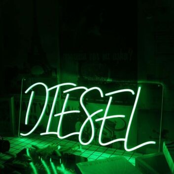 DIESEL Green Custom Neon Sign