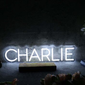 Charlie White Neon Sign