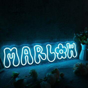 Marlow Blue Neon Sign