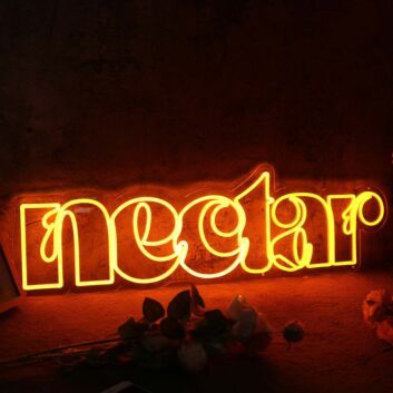 Nectar Orange Neon Sign