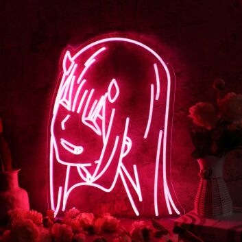 Zero Two Custom Red Neon Sign
